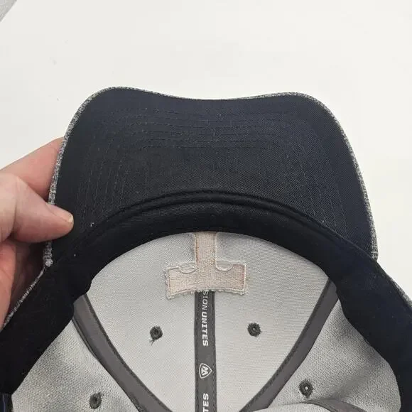 Tennessee Volunteers Hat Cap Strap Back Mens Gray Orange NCAA Football Vols - Picture 6 of 9